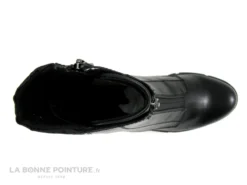 Marco Tozzi 2-25452-29 Black Comb - Boots Noires A Talon Haut Epais -Chaussures Promotion Magasin cd24607c73b9e66c561f35ea11d5d5ef img 4367.jpg 177068