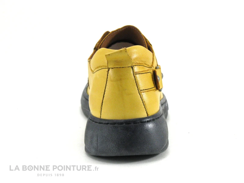 Karyoka BOBER Jaune - Chaussure Basse Femme Cuir Jaune 4 Karyoka BOBER Jaune - Chaussure Basse Femme Cuir Jaune – Image 4