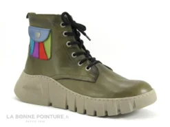 Karyoka IAN Kaki - Pochette Multicolore - Boots Plateforme Femme Kaki -Chaussures Promotion Magasin cd24607c73b9e66c561f35ea11d5d5ef img 4451.jpg 176948