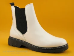 Marco Tozzi 2-25404-27- Bottine Blanche - Elastique Noir 11 Marco Tozzi 2-25404-27- Bottine Blanche - Elastique Noir -Chaussures Promotion Magasin cd24607c73b9e66c561f35ea11d5d5ef img 4462.jpg 165250