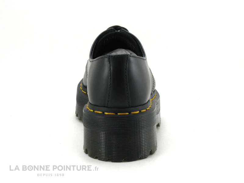 Dr. Martens Dr Martens 1461 QUAD Black Polished Smooth - 25567001 - Derbi Plateforme 4 Dr. Martens Dr Martens 1461 QUAD Black Polished Smooth - 25567001 - Derbi Plateforme – Image 4