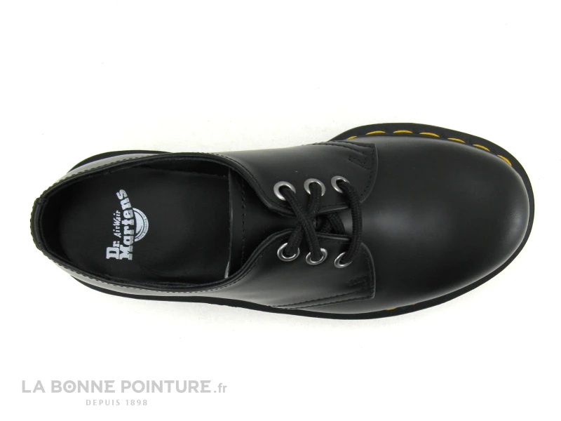 Dr. Martens Dr Martens 1461 QUAD Black Polished Smooth - 25567001 - Derbi Plateforme 6 Dr. Martens Dr Martens 1461 QUAD Black Polished Smooth - 25567001 - Derbi Plateforme – Image 6