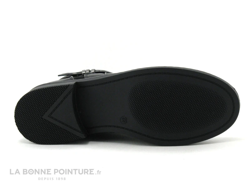 Morans TELYSSA Noir - Bottine Femme Noire Avec Zip Et Bride Cheville 5 Morans TELYSSA Noir - Bottine Femme Noire Avec Zip Et Bride Cheville – Image 5