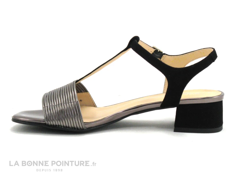 Brenda Zaro F3254 ZOE - Noir - Acier - Sandale Femme 3 Brenda Zaro F3254 ZOE - Noir - Acier - Sandale Femme – Image 3