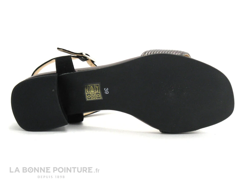 Brenda Zaro F3254 ZOE - Noir - Acier - Sandale Femme 7 Brenda Zaro F3254 ZOE - Noir - Acier - Sandale Femme – Image 7