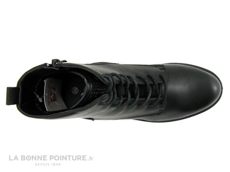 Morans TALIE 30279 Noir - Bottine A Lacet Femme - Languette Avec Strass 6 Morans TALIE 30279 Noir - Bottine A Lacet Femme - Languette Avec Strass – Image 6