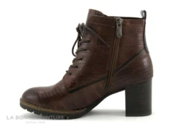 Marco Tozzi 2-25219-27 Cognac Struct - Bottine Marron Talon Large -Chaussures Promotion Magasin cd24607c73b9e66c561f35ea11d5d5ef img 4622.jpg 165431