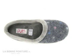 Ouf BLACY Gris - Flocons Brodes - Chausson Souple Femme -Chaussures Promotion Magasin cd24607c73b9e66c561f35ea11d5d5ef img 4725.jpg 177356