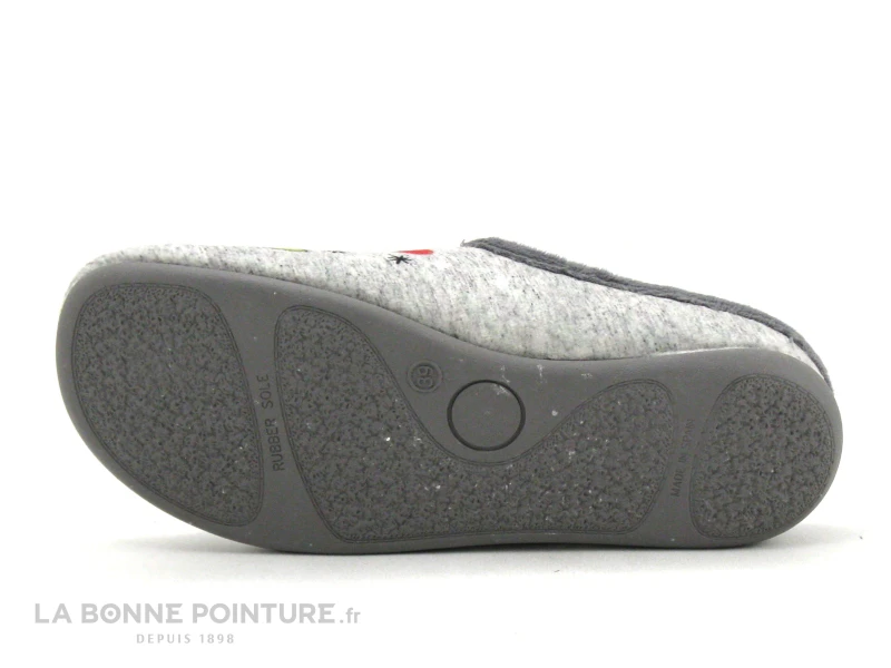 CM Confort 66700437 Gris - Hibou Rose - Hibou Marron - Pantoufle Mule 4 CM Confort 66700437 Gris - Hibou Rose - Hibou Marron - Pantoufle Mule – Image 4