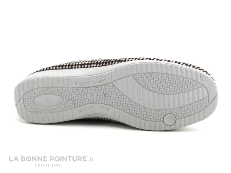Ouf MALEXIA Gris - Noir - Chausson Souple Femme 4 Ouf MALEXIA Gris - Noir - Chausson Souple Femme – Image 4