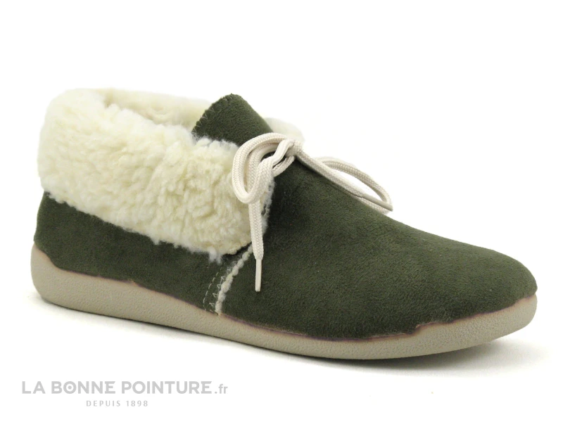 CM Confort Altymar 10139 - 55375000 - Kaki - Chausson Fourre Femme 1 CM Confort Altymar 10139 - 55375000 - Kaki - Chausson Fourre Femme