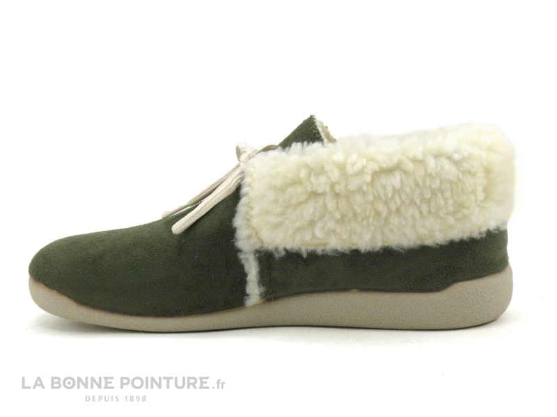 CM Confort Altymar 10139 - 55375000 - Kaki - Chausson Fourre Femme 2 CM Confort Altymar 10139 - 55375000 - Kaki - Chausson Fourre Femme – Image 2