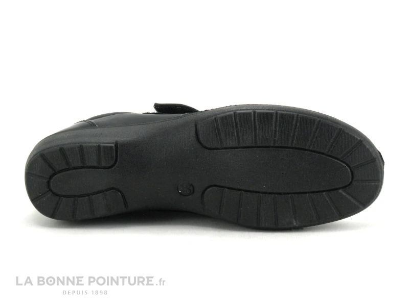 Sweet R CENTAINE Noir - Chaussure Basse Femme Avec Scratch 6 Sweet R CENTAINE Noir - Chaussure Basse Femme Avec Scratch – Image 6