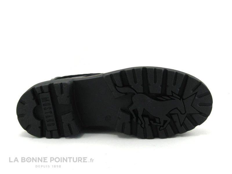Mustang 1437 503 9 Noir - Bottine Noire Avec Semelle Crantee 7 Mustang 1437 503 9 Noir - Bottine Noire Avec Semelle Crantee – Image 7