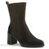 Marco Tozzi 2-25471-29 Marron Cafe - Bottine Talon Haut Et Large