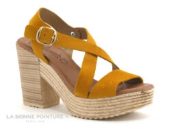 Valerias 5210 - Sandale Jaune Ocre - Talon Haut Et Large -Chaussures Promotion Magasin cd24607c73b9e66c561f35ea11d5d5ef img 5148.jpg 134750
