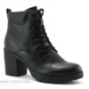 Marco Tozzi 2-25204-35 - Noir - Chaussure Montante Talon Epais