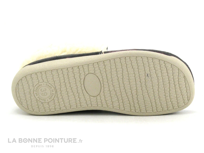 CM Confort Altymar 054 - 55375000 - Gris - Chausson Femme Fourre Avec Lacet 4 CM Confort Altymar 054 - 55375000 - Gris - Chausson Femme Fourre Avec Lacet – Image 4