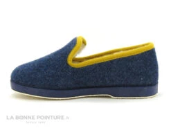 Soca 2520 Bleu Marine - Biais Jaune - Charentaise Femme Interieur Laine -Chaussures Promotion Magasin cd24607c73b9e66c561f35ea11d5d5ef img 5207.jpg 177892