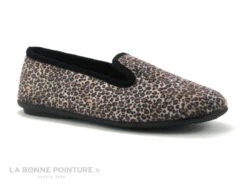 RYB 700 LINCE - Leopard Beige Marron - Chausson Femme