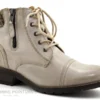 Com Un Point Boots Beige Col Lainage WH-021H11
