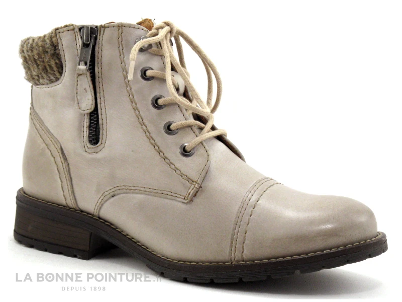 Com Un Point Boots Beige Col Lainage WH-021H11 5 Com Un Point Boots Beige Col Lainage WH-021H11 – Image 5