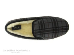 Saez CADETE Gris Noir Marron - Carreaux - Charentaise Femme -Chaussures Promotion Magasin cd24607c73b9e66c561f35ea11d5d5ef img 5246.jpg 165964