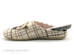 Zels 41162 Beige Carreaux - Chiens - Pantoufle Mule Femme -Chaussures Promotion Magasin cd24607c73b9e66c561f35ea11d5d5ef img 5292.jpg 178007