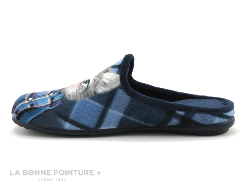 Maison Espadrille 9005-4 Marine - Pantoufle Femme Avec Chat 3 Maison Espadrille 9005-4 Marine - Pantoufle Femme Avec Chat – Image 3