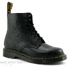 Dr. Martens Dr Martens 1460 FLAMES Black 27028001 - Flame Polished Smooth - Boots