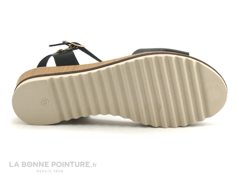 Valerias 5226 Noir - Nu-pieds Compense Femme 7 Valerias 5226 Noir - Nu-pieds Compense Femme – Image 7