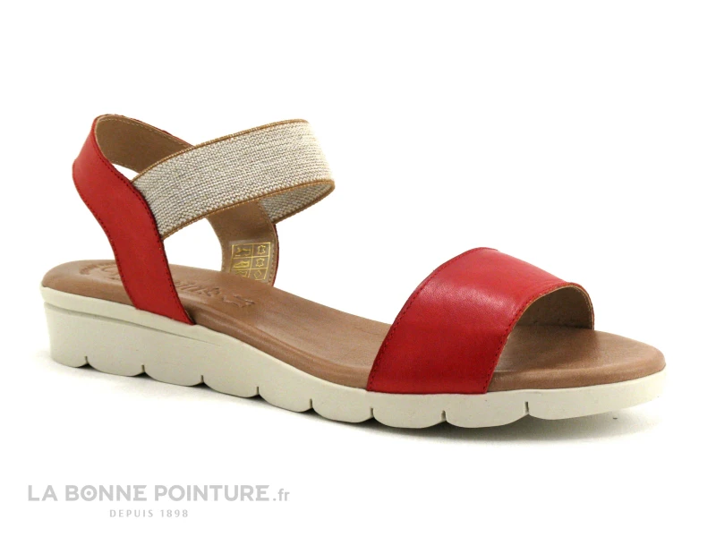 Valerias 5070 Rojo - Large Bride - Nu-pieds Rouge Femme 5 Valerias 5070 Rojo - Large Bride - Nu-pieds Rouge Femme – Image 5