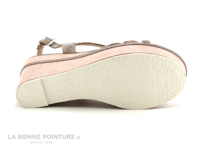 Marco Tozzi 2-28326-22 - Rose Metallic - Nu-pieds Compense 7 Marco Tozzi 2-28326-22 - Rose Metallic - Nu-pieds Compense – Image 7