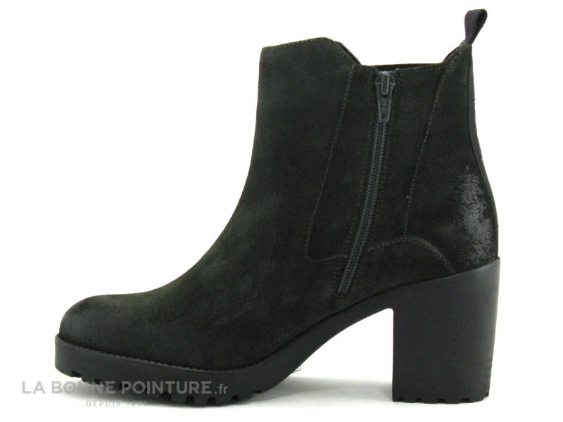 Bugatti SKADI Dark Green - Boots Talon Epais - 411765351400 3 Bugatti SKADI Dark Green - Boots Talon Epais - 411765351400 – Image 3