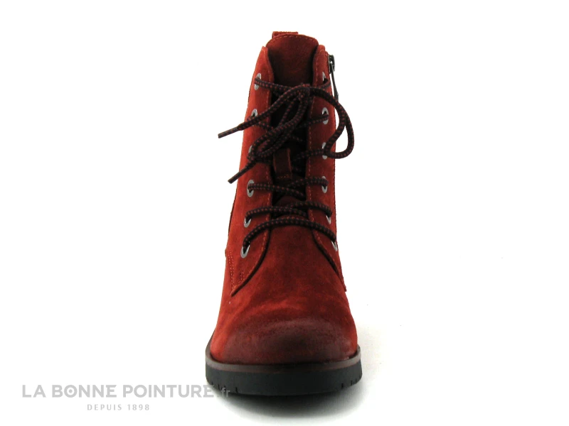 Marco Tozzi 2-25202-25 Red - Bottine Rouge Talon Large 2 Marco Tozzi 2-25202-25 Red - Bottine Rouge Talon Large – Image 2