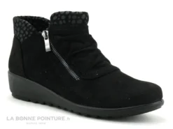 Sweet R 548-04-014-0 - Noir - Pois Gris - Bottine Femme