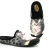Selkis 22357 Gris - Chat - Pantoufle Mule Femme