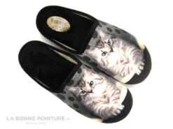 Selkis 22357 Gris - Chat - Pantoufle Mule Femme -Chaussures Promotion Magasin cd24607c73b9e66c561f35ea11d5d5ef img 5800.jpg 178691