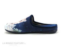 Selkis 22357 Marino - Pantoufle Mule Bleu Marine - Chat Et Sapin -Chaussures Promotion Magasin cd24607c73b9e66c561f35ea11d5d5ef img 5804.jpg 178697