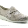 Morans KILIC Beige - Imprime - Chaussure Basse Femme Avec Scratch