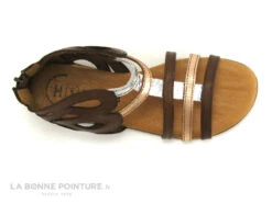 Jordana 3235 - Marron Argent Platine - Nu-pieds Montant Femme -Chaussures Promotion Magasin cd24607c73b9e66c561f35ea11d5d5ef img 6025.jpg 135632