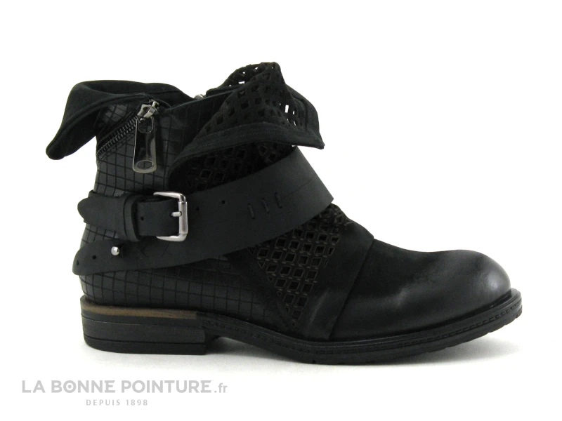 Lily Mood 050 8286 Noir - Bottines Femme Devant Ajoure 2 Lily Mood 050 8286 Noir - Bottines Femme Devant Ajoure – Image 2