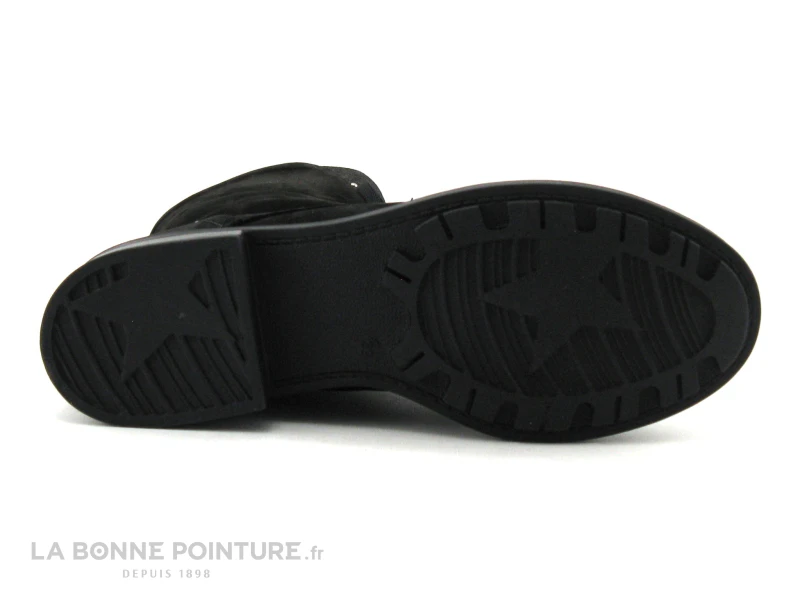 Lily Mood 18-350 Black Nubuck - Perles Languette - Chaussure Montante 7 Lily Mood 18-350 Black Nubuck - Perles Languette - Chaussure Montante – Image 7