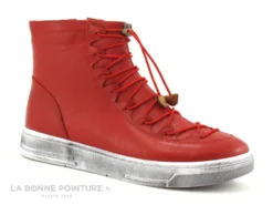 Lily Mood 26-1220 Red - Boots Femme Cuir Rouge - Elastique -Chaussures Promotion Magasin cd24607c73b9e66c561f35ea11d5d5ef img 6087.jpg 154774