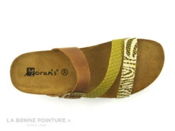 Morans JORCO Cognac - Jaune - Mule Mode Femme Ajustable -Chaussures Promotion Magasin cd24607c73b9e66c561f35ea11d5d5ef img 6098.jpg 166830