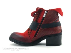 Lily Mood 050 5601 Red Nubuck - Bottine Rouge Hexagones -Chaussures Promotion Magasin cd24607c73b9e66c561f35ea11d5d5ef img 6108.jpg 154803