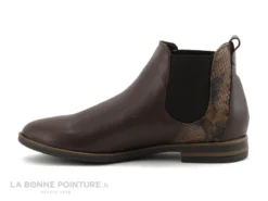 Marina Seval - E371 Serena - Marron Et Python - Bottines Chelsea Femme -Chaussures Promotion Magasin cd24607c73b9e66c561f35ea11d5d5ef img 6142.jpg 154847