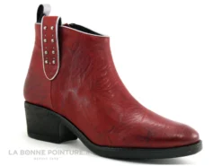 La Vie Est Belle VH19B01 Rouge - Boots Western Femme