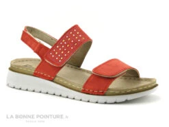 Morans MACANAU Rouge - Sandale Femme Avec Brides A Scratch -Chaussures Promotion Magasin cd24607c73b9e66c561f35ea11d5d5ef img 6315.jpg 179298