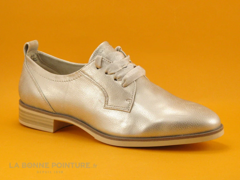 Tamaris 1-23204-20 Light Gold - Derby Femme Metallise 5 Tamaris 1-23204-20 Light Gold - Derby Femme Metallise – Image 5